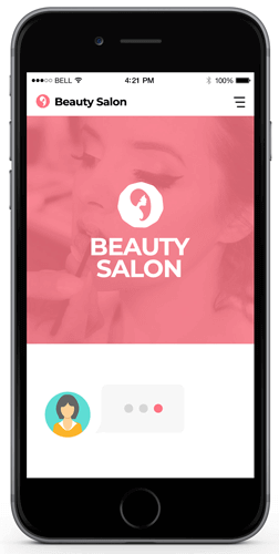 Beauty Salon Chatbot examples