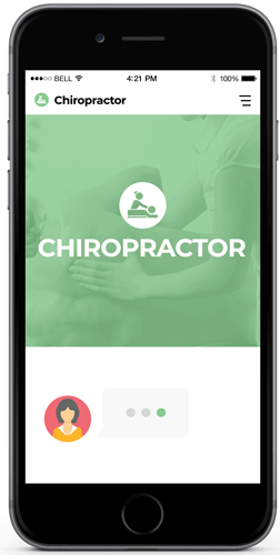 A bot for a chiropractor