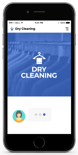 dry cleaning services bot